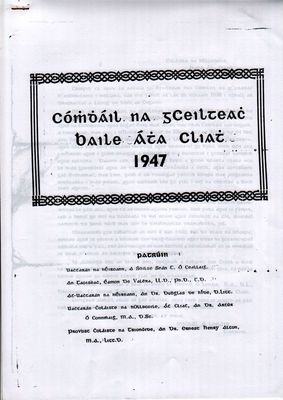 International Celtic Congress  1947 