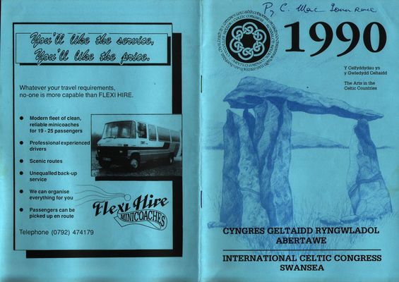 International Celtic Congress  1990 